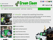 Tablet Screenshot of greencleen.com